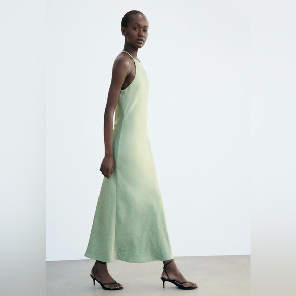 ZARA Satin Dress - Picture 2 of 11